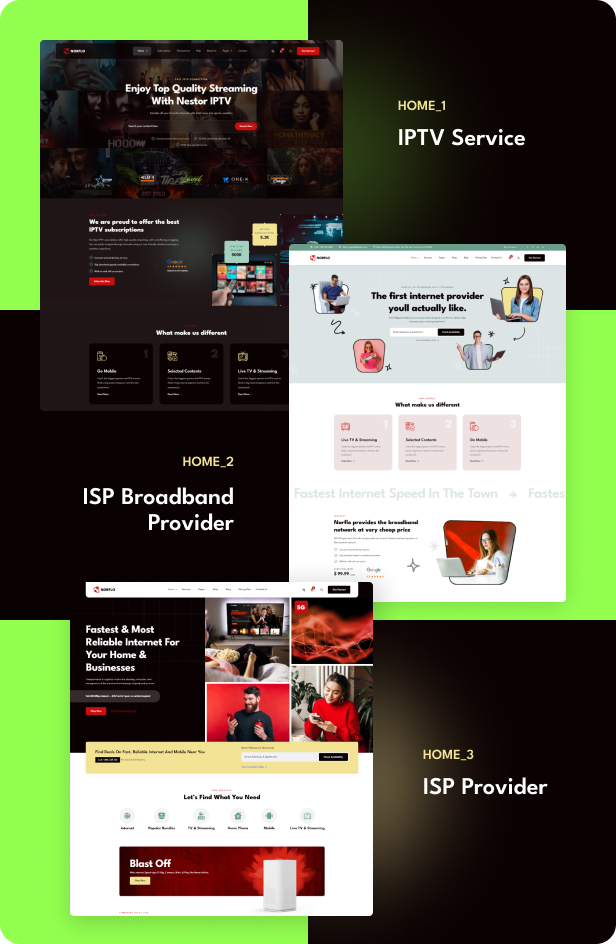 Norflo - ISP & IPTV Services Elementor WordPress Theme - 8