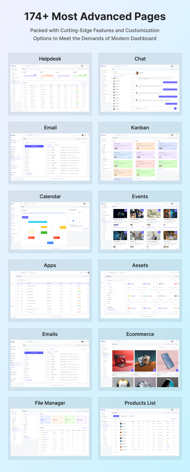 Demos - Trezo Admin Dashboard Template