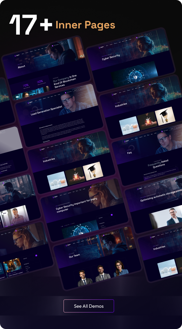 Ligen – AI & Blockchain Development Agency WordPress Theme
