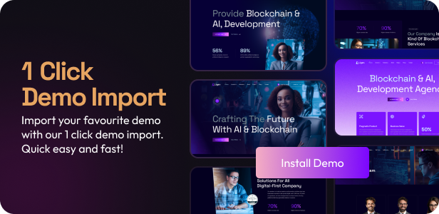 Ligen – AI & Blockchain Development Agency WordPress Theme